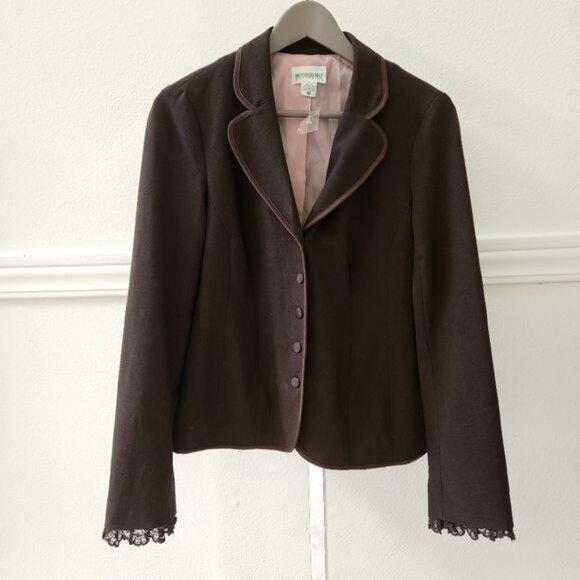 Motherhood Maternity Jackets & Coats Motherhood Brown Blazer Size